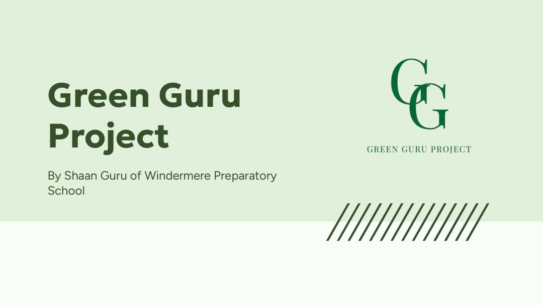 Green Guru Project at the NAE Global Summit